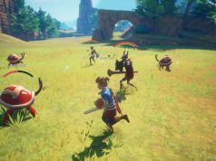 Game, Game, Why Hast Thou Forsaken Me? A group of people walking on a grassy hill