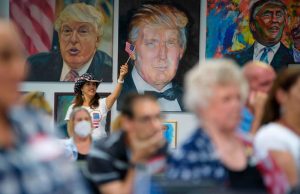Caricatures of Masculinity A person standing in front of a crowd