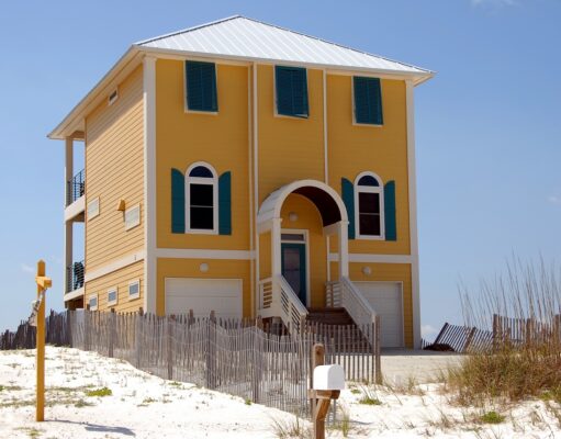 Is real estate better to make money? Florida Beach Home House Real Estate Coastline