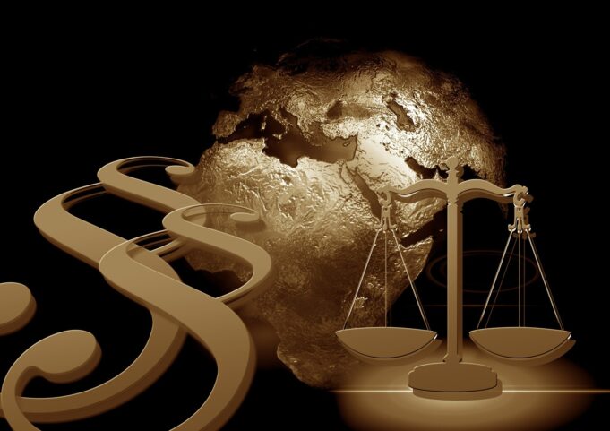 What are the basic concepts behind a law? Justitia, Horizontal, Paragraph, Globe, Earth, WorldJustitia Horizontal Paragraph Globe Earth World